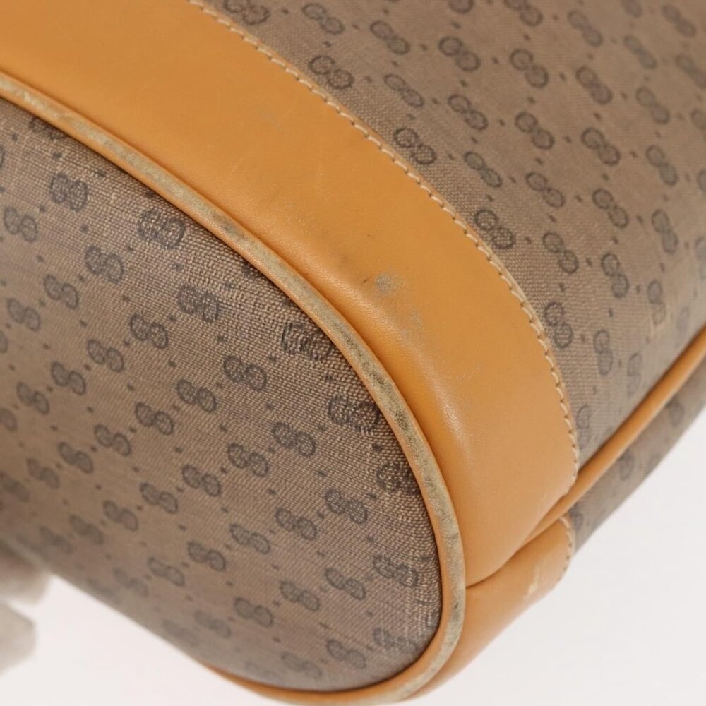 Authentic GUCCI Micro GG Supreme Shoulder Bag PVC Beige Gold 001 165 0937 - Picture 8 of 16